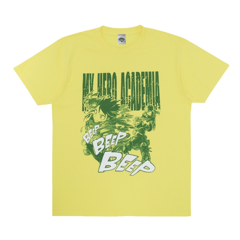 『僕のヒーローアカデミア』発泡プリントＴシャツ　Ｍサイズ　ＢＥ２