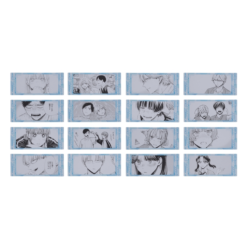 ＪＣＳ限定『アオのハコ』フィルム風クリアしおりコレクション２枚入り　第１弾　全種セット　（全８組入り）　ＢＥ３