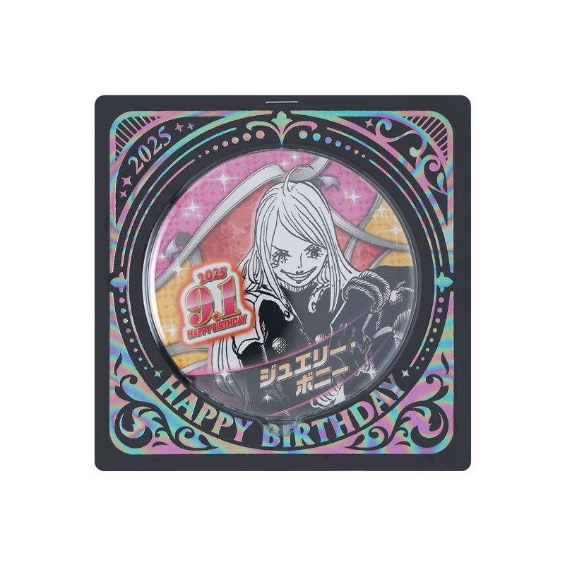 『ＯＮＥ　ＰＩＥＣＥ』バースデイ缶バッジ　ジュエリー・ボニー　ＢＥ３