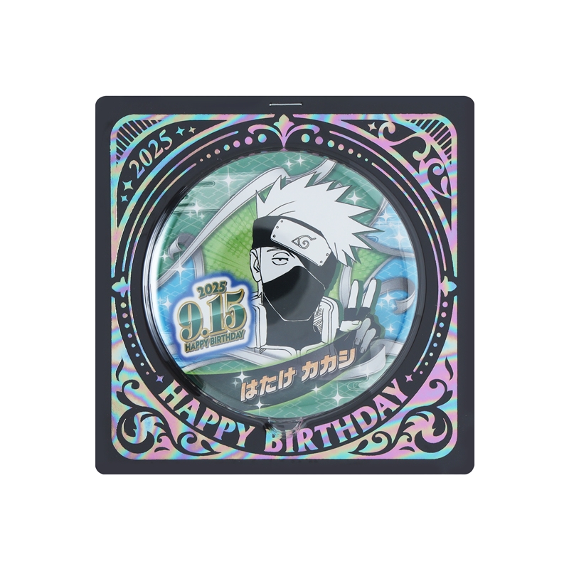 『ＮＡＲＵＴＯ−ナルト−』バースデイ缶バッジ　はたけカカシ　ＢＥ３