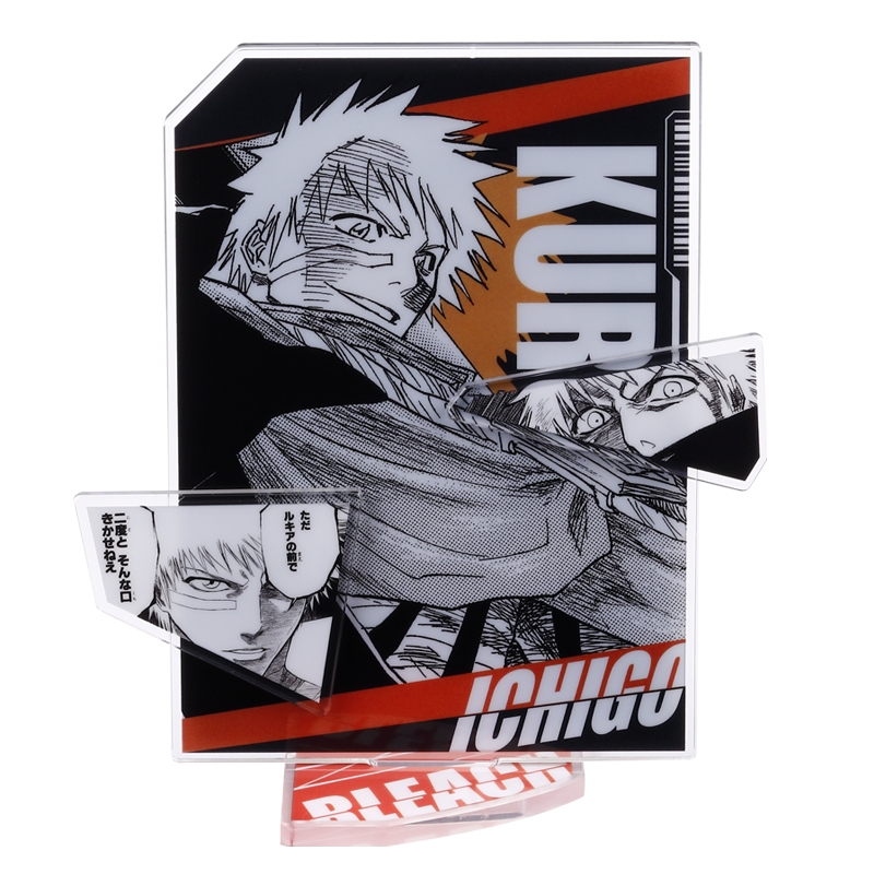 『ＢＬＥＡＣＨ』アクリルマグネットスタンド（コマパーツ２個付き）　黒崎一護　ＢＥ２