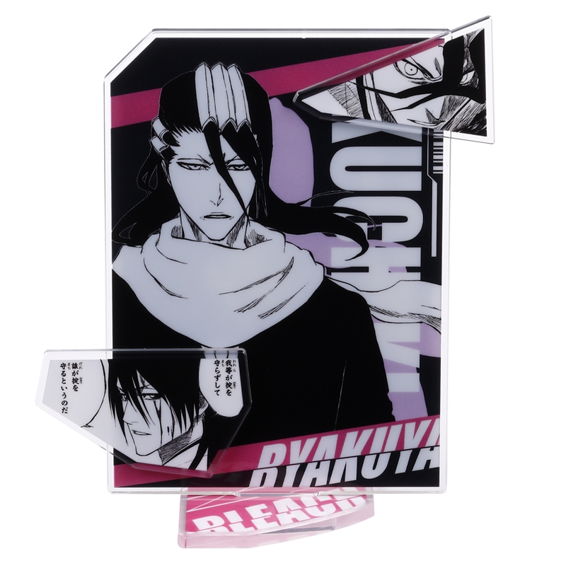 『ＢＬＥＡＣＨ』アクリルマグネットスタンド（コマパーツ２個付き）　朽木白哉　ＢＥ２