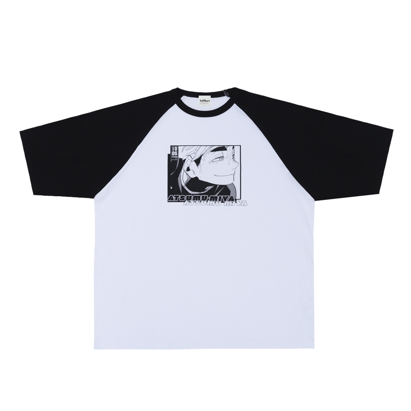 『ハイキュー！！』ラグランＴシャツ　“ＨＥＲＯＥＳ”　宮侑　ＢＥ４