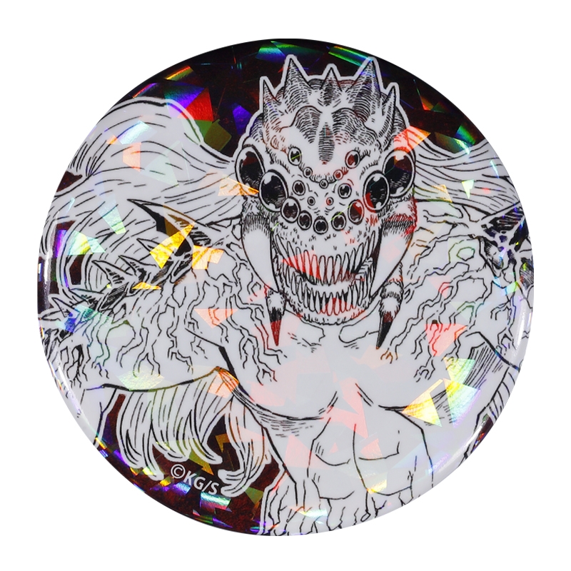 完全受注生産「週刊少年ジャンプ」オールスター缶バッジ　『鬼滅の刃』　［３１−鬼−　蜘蛛の鬼（父）］　ＢＥ３