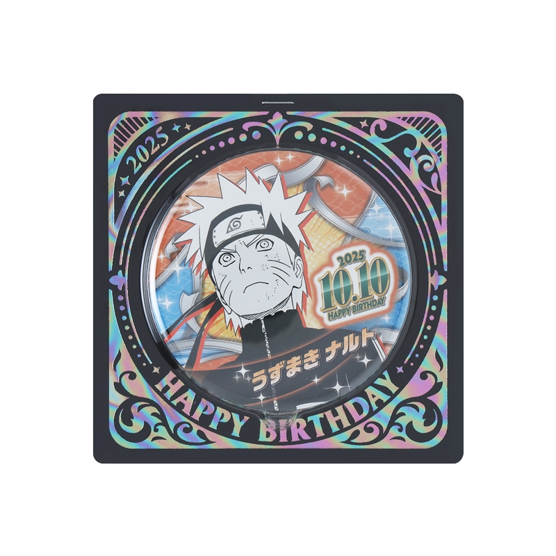『ＮＡＲＵＴＯ−ナルト−』バースデイ缶バッジ　うずまきナルト　ＢＥ４