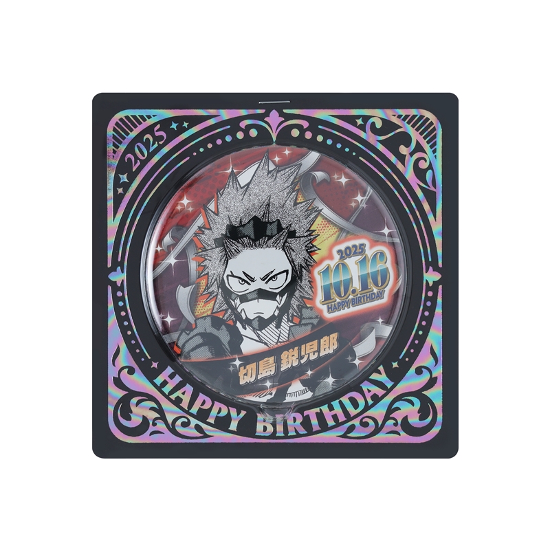 『僕のヒーローアカデミア』バースデイ缶バッジ　切島鋭児郎　ＢＥ４