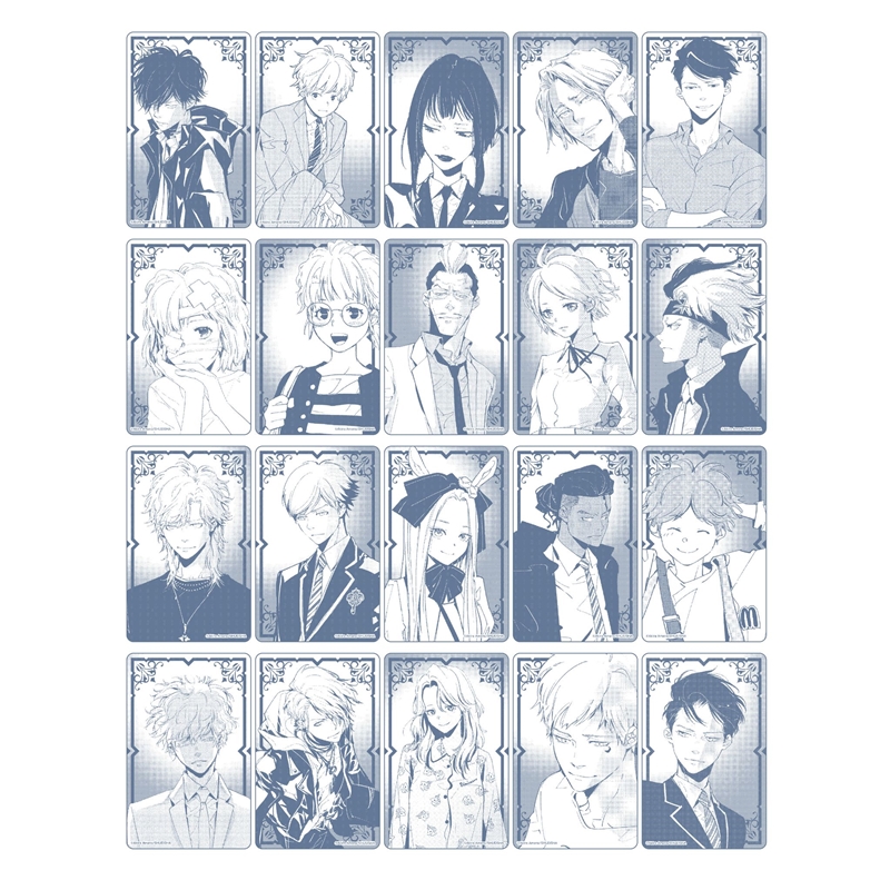 ＪＣＳ限定　『鴨乃橋ロンの禁断推理』箔カードコレクション　第１弾　全種セット　（全２０種入り）　ＢＥ３