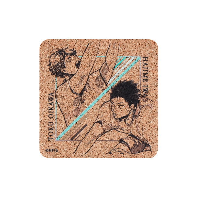 『ハイキュー！！』コルクコースター　及川徹＆岩泉一　【仙台観光特使就任記念Ｖｅｒ．】　ＢＥ３