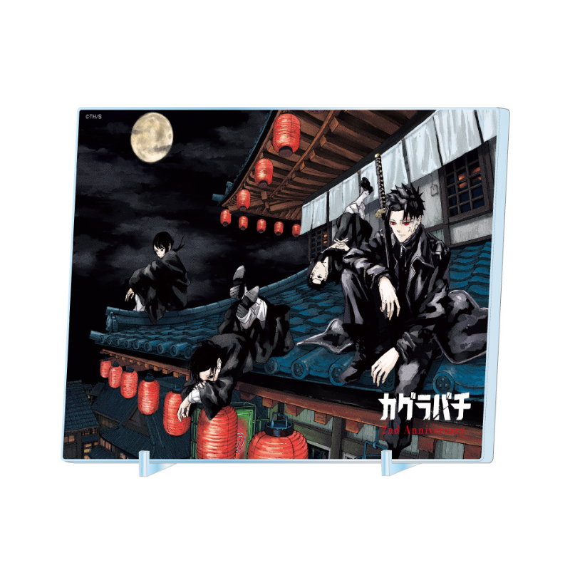 完全受注生産『カグラバチ』箔入りアクリルアート　−連載２周年突破記念Ｖｅｒ．−　ＢＥ３