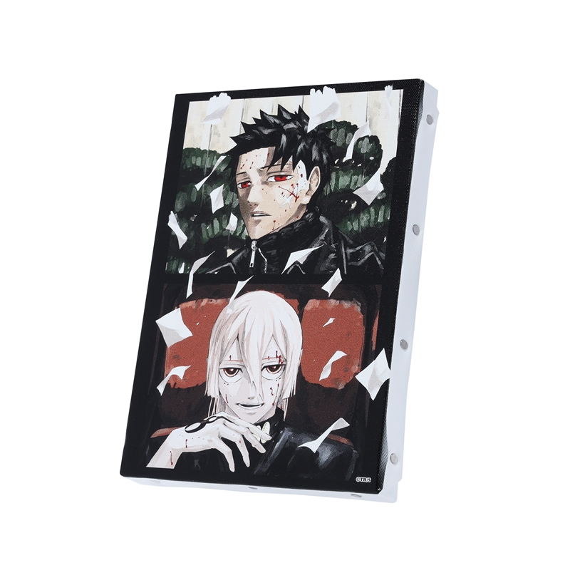 『カグラバチ』フルカラーアートボード　暗がり　＜六平千鉱と昼彦＞　ＢＥ３