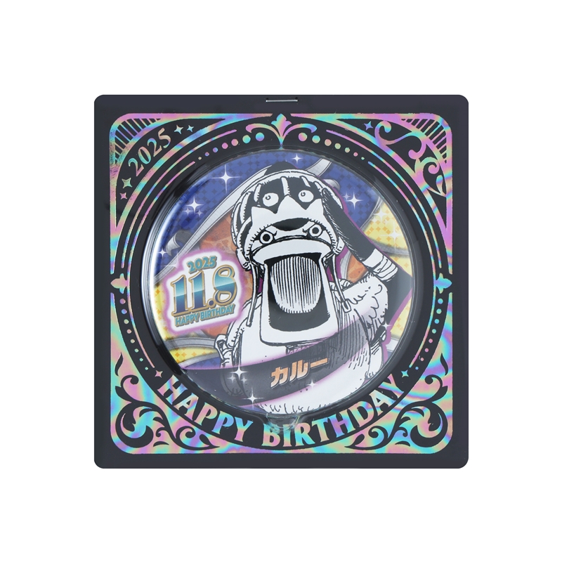 『ＯＮＥ　ＰＩＥＣＥ』バースデイ缶バッジ　カルー　ＢＥ４