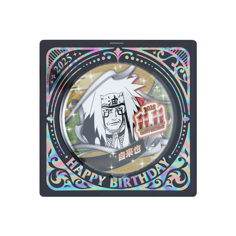 『ＮＡＲＵＴＯ−ナルト−』バースデイ缶バッジ　自来也　ＢＥ４