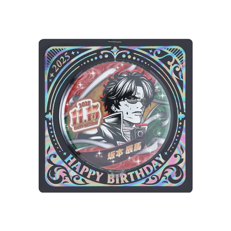 『銀魂』バースデイ缶バッジ　坂本辰馬　ＢＥ４