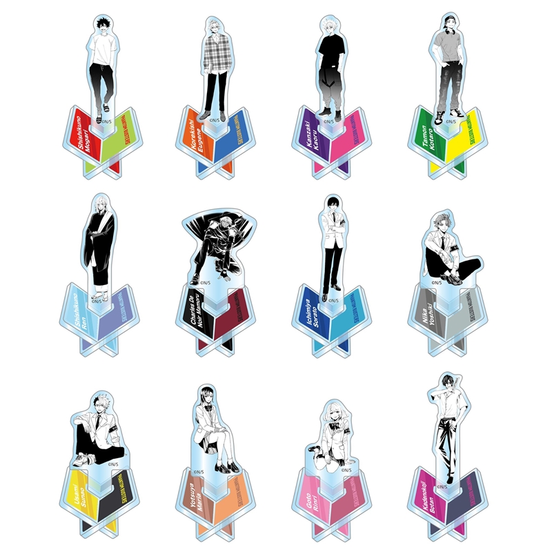 ＪＣＳ限定　『ファントムバスターズ』アクリル“Ｘ”フィギュアコレクション　第１弾　全種セット　（全１２種入り）　ＢＥ３