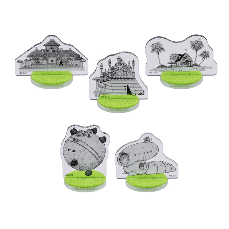 『ＤＲＡＧＯＮ　ＢＡＬＬ』芝ふさふさアクリルスタンドコレクション　建物Ｖｅｒ．　（全５種／ランダム１種入り）　ＢＥ４