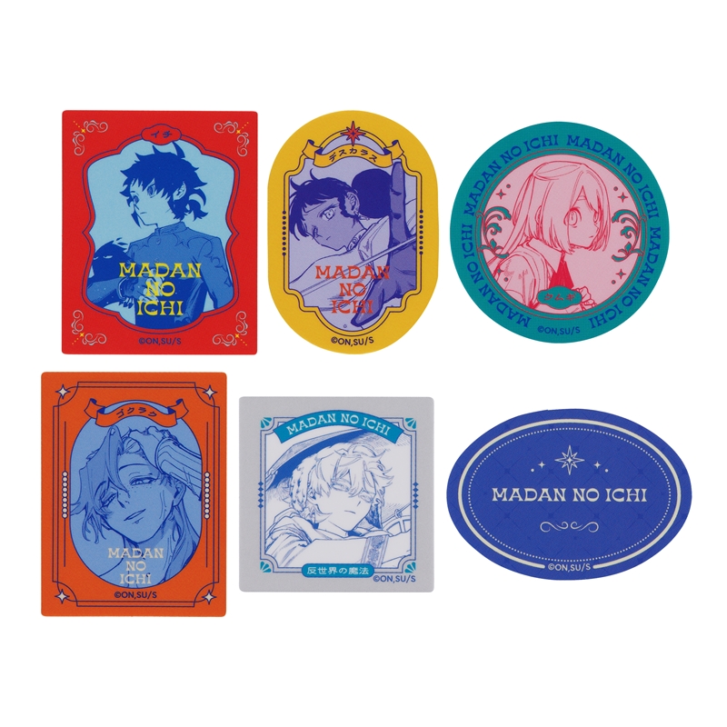 『魔男のイチ』ステッカー６枚セット　ＢＥ４