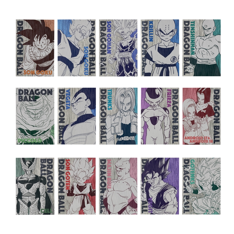 『ＤＲＡＧＯＮ　ＢＡＬＬ』メタリックポストカードコレクション　第１弾　（全１５種／ランダム１種入り）　ＢＥ４