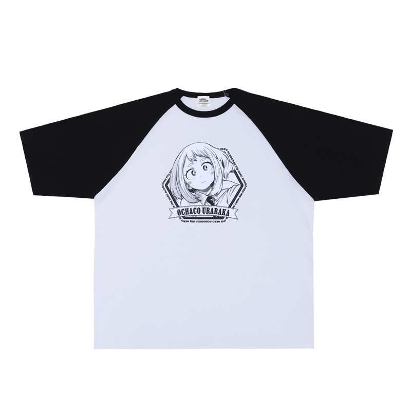 『僕のヒーローアカデミア』ラグランＴシャツ　“ＨＥＲＯＥＳ”　麗日お茶子　ＢＥ４