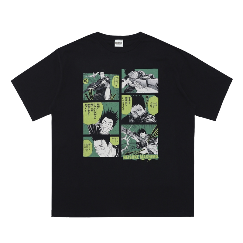 『SAKAMOTO DAYS』ビッグシルエットTシャツ “HEROES” 眞霜平助 BE4