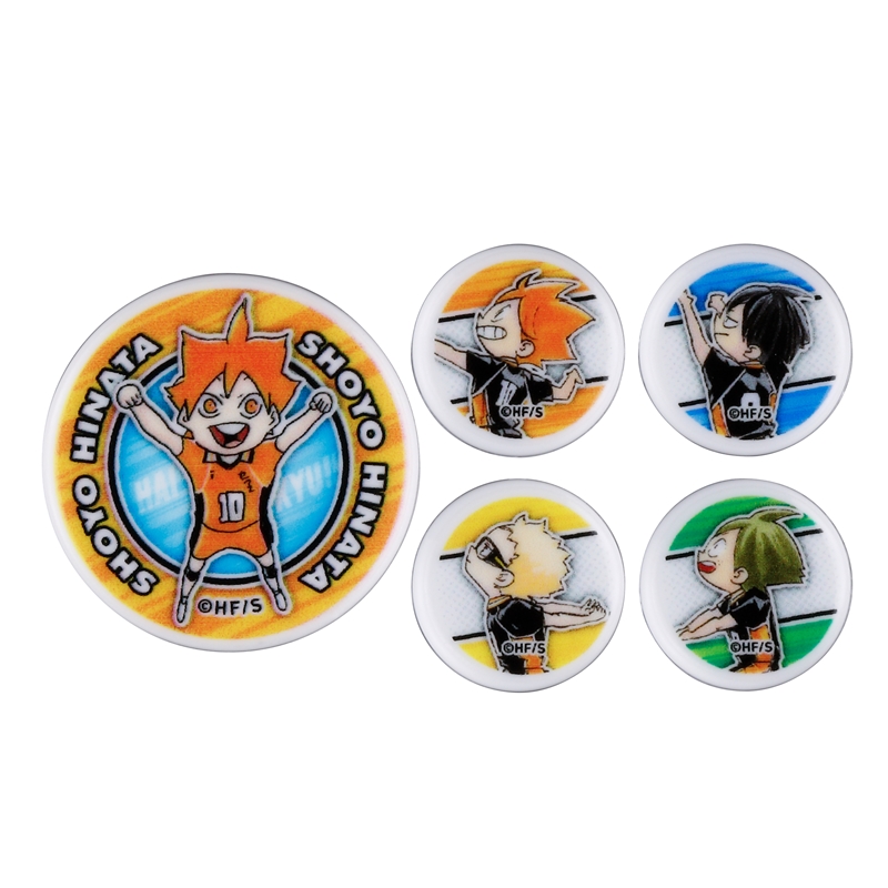 『ハイキュー!!』オリジナルボタン5種セット(大サイズ1個&小サイズ4個) BE4−JF