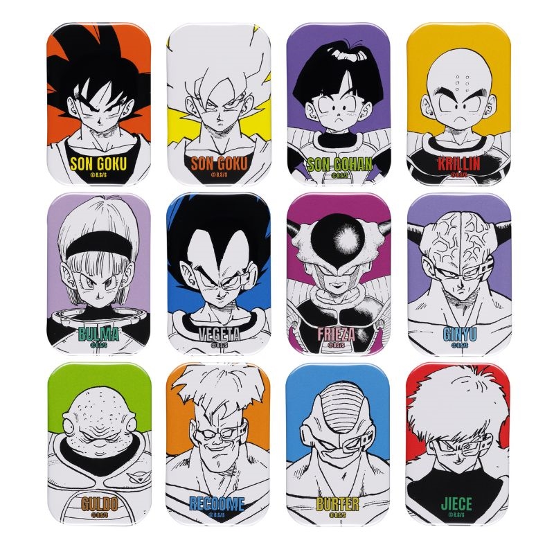 『ＤＲＡＧＯＮ　ＢＡＬＬ』スクエア缶バッジコレクション（スタンド付き）　第１弾　（全１２種／ランダム１種入り）　ＢＥ４