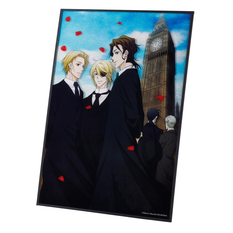 『憂国のモリアーティ』アクリル色紙（１８２ｍｍ×２５７ｍｍ）　ＢＥ４−ＪＦ