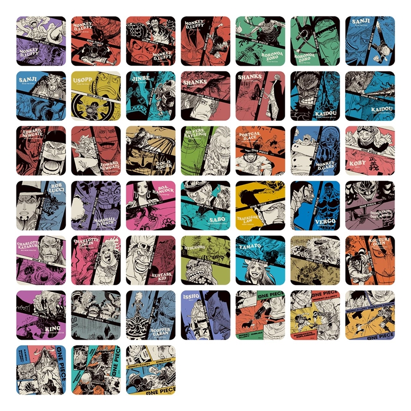 『ＯＮＥ　ＰＩＥＣＥ』アートコースター　第５弾　（全４５種／ランダム５種入り）　ＢＥ４−ＪＦ