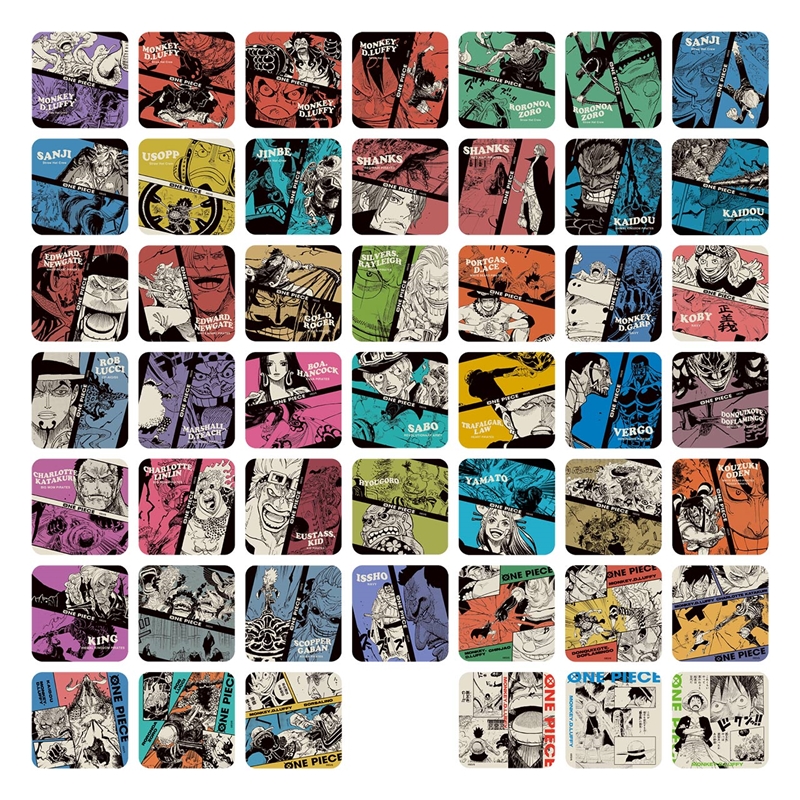 『ＯＮＥ　ＰＩＥＣＥ』アートコースター　第５弾　全種セット　（全４５種＆特典３種／計４８種入り）　ＢＥ４−ＪＦ