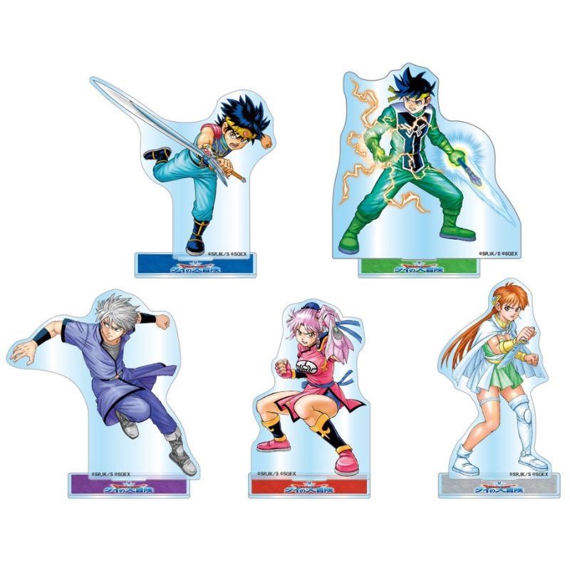 『ＤＲＡＧＯＮ　ＱＵＥＳＴ−ダイの大冒険−』アクリルフィギュア５種セット　ＢＥ３