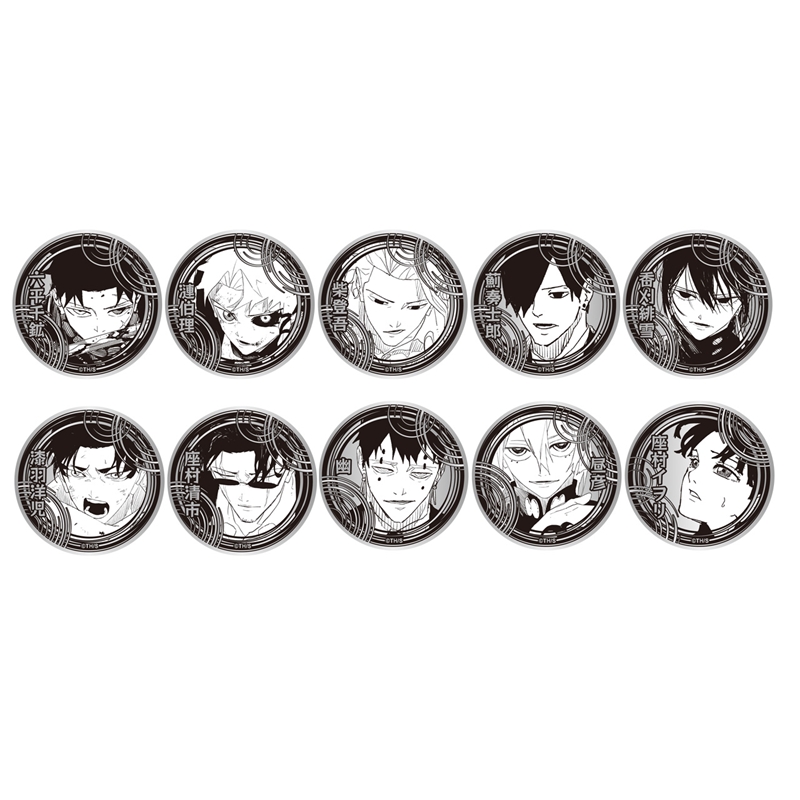 『カグラバチ』シルバー缶バッジコレクション　第１弾　（全１０種／ランダム１種入り）　ＢＥ４−ＪＳ