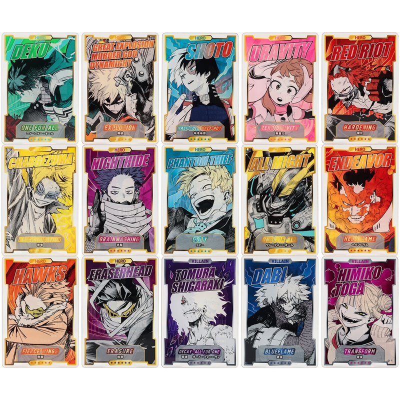 『僕のヒーローアカデミア』ステータスカードコレクション　第２弾　（全１５種／ランダム１種入り）　ＢＥ４−ＪＦ