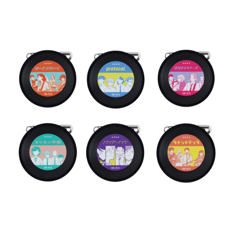 『ふつうの軽音部』レコード風バッジコレクション　（全６種／ランダム１種入り）　ＢＥ３