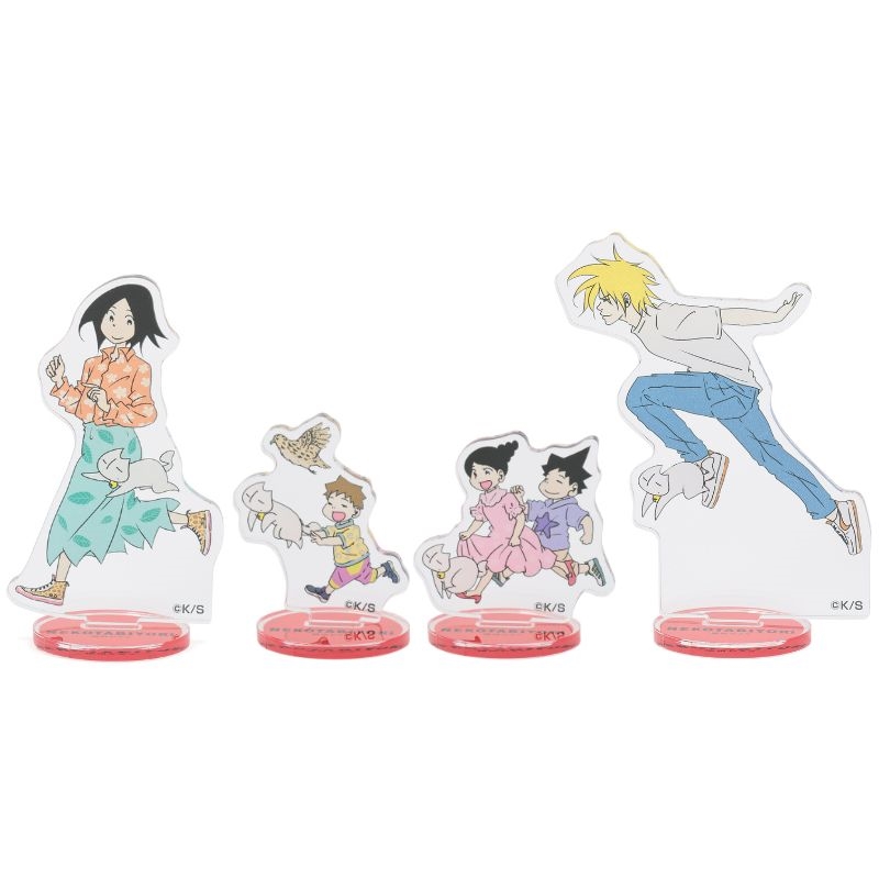 『猫田びより』アクリルｍｉｎｉフィギュア４体セット（久楽先生描き下ろしイラスト）　ＢＥ３