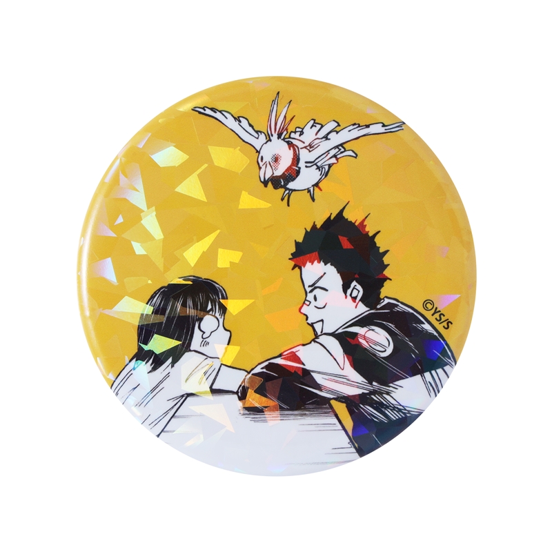 完全受注生産「週刊少年ジャンプ」オールスター缶バッジ　『ＳＡＫＡＭＯＴＯ　ＤＡＹＳ』　第２弾　［２４　眞霜平助＆ピー助＆坂本花］　ＢＥ３