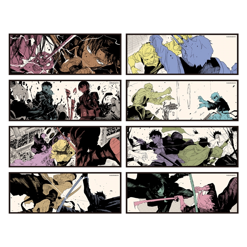 『カグラバチ』屏風コレクション　第１弾　（全８種／ランダム１種入り）　ＢＥ４−ＪＳ