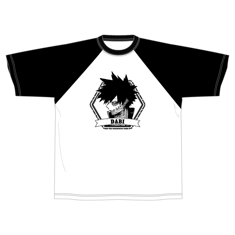 『僕のヒーローアカデミア』ラグランＴシャツ　“ＶＩＬＬＡＩＮＳ”　荼毘　ＢＦ１