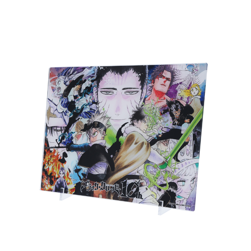 完全受注生産『ブラッククローバー』箔入りアクリルアート　−連載１０周年突破記念Ｖｅｒ．−　ＢＥ４