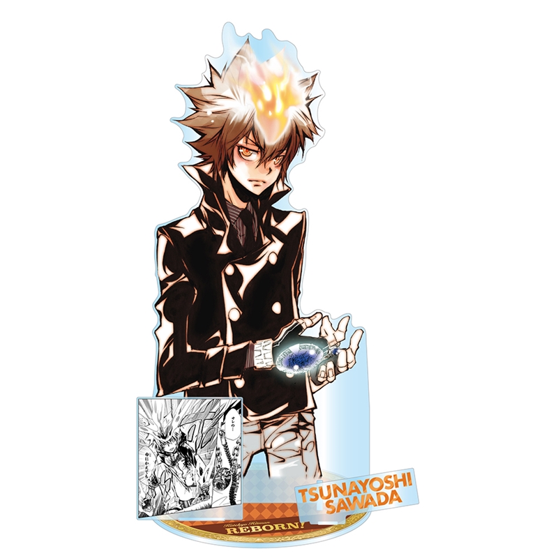 ＪＣＳ限定　『家庭教師ヒットマンＲＥＢＯＲＮ！』アクリルＧＩＧＡフィギュア　沢田綱吉　ＢＥ４