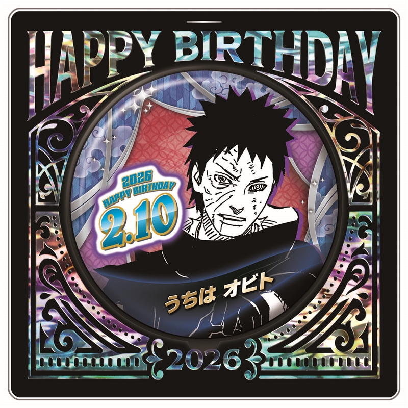 『ＮＡＲＵＴＯ−ナルト−』バースデイ缶バッジ　うちはオビト　ＢＦ１