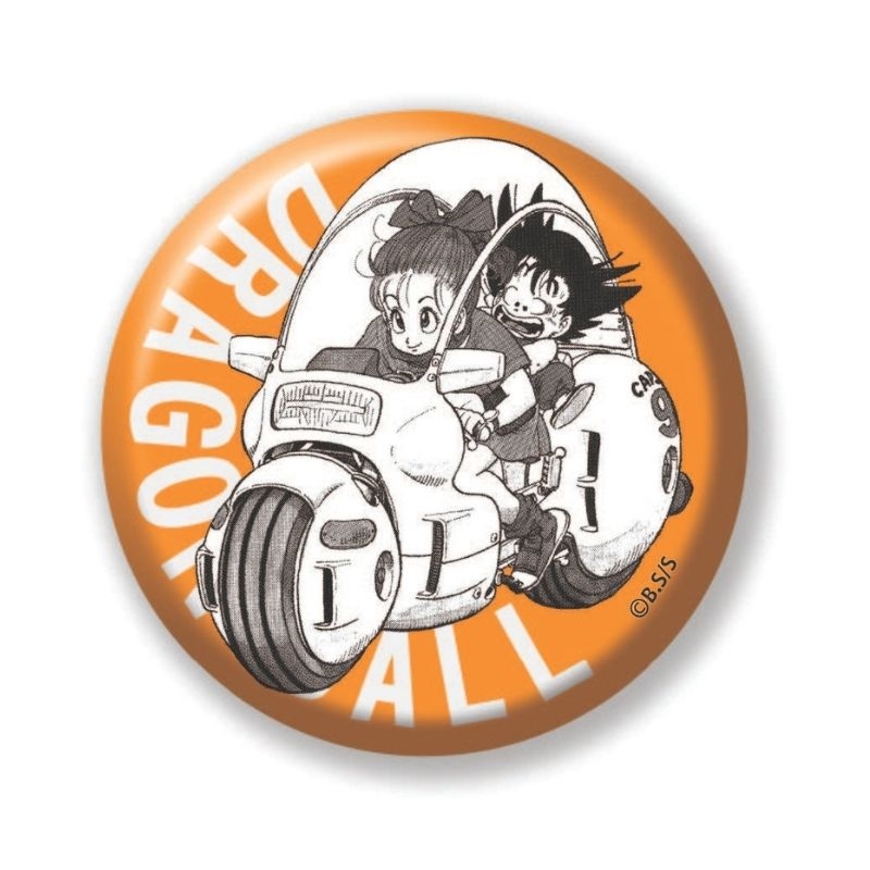 完全受注生産「週刊少年ジャンプ」オールスター缶バッジ　『ＤＲＡＧＯＮ　ＢＡＬＬ』　第１弾　［７７　悟空＆ブルマ］　ＢＥ４