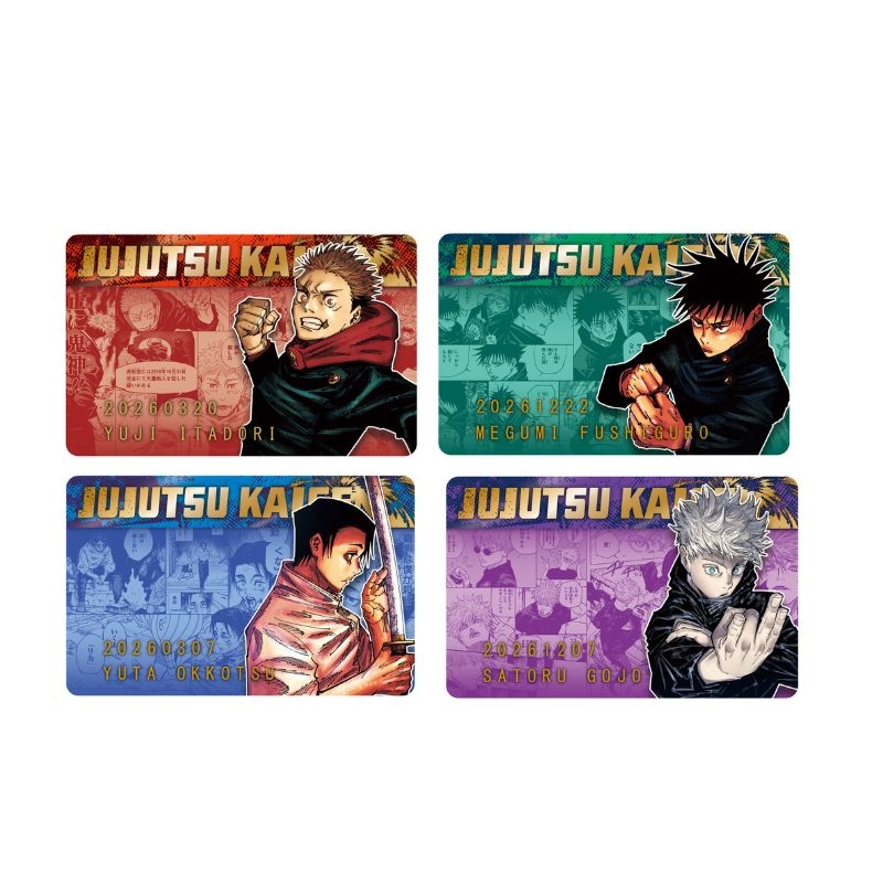 『呪術廻戦』バースデイコレクションカード２０２６　４枚セット（虎杖悠仁／伏黒恵／乙骨憂太／五条悟）　ＢＦ１