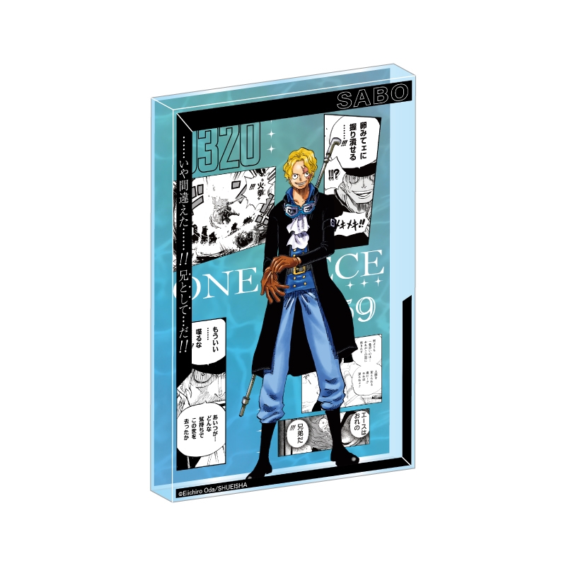 『ＯＮＥ　ＰＩＥＣＥ』アクリルブロック　“ＨＥＲＯＥＳ”　サボ　ＢＦ１