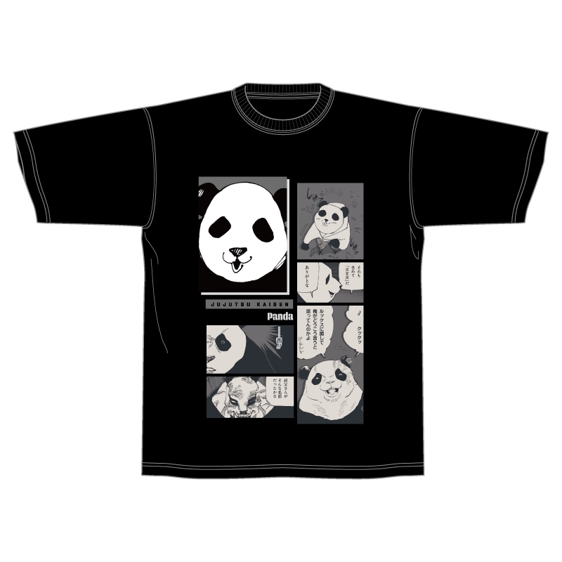 『呪術廻戦』ビッグシルエットTシャツ “HEROES” パンダ BF1