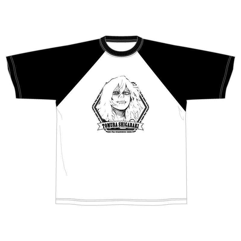 『僕のヒーローアカデミア』ラグランTシャツ “VILLAINS” 死柄木弔 BF2