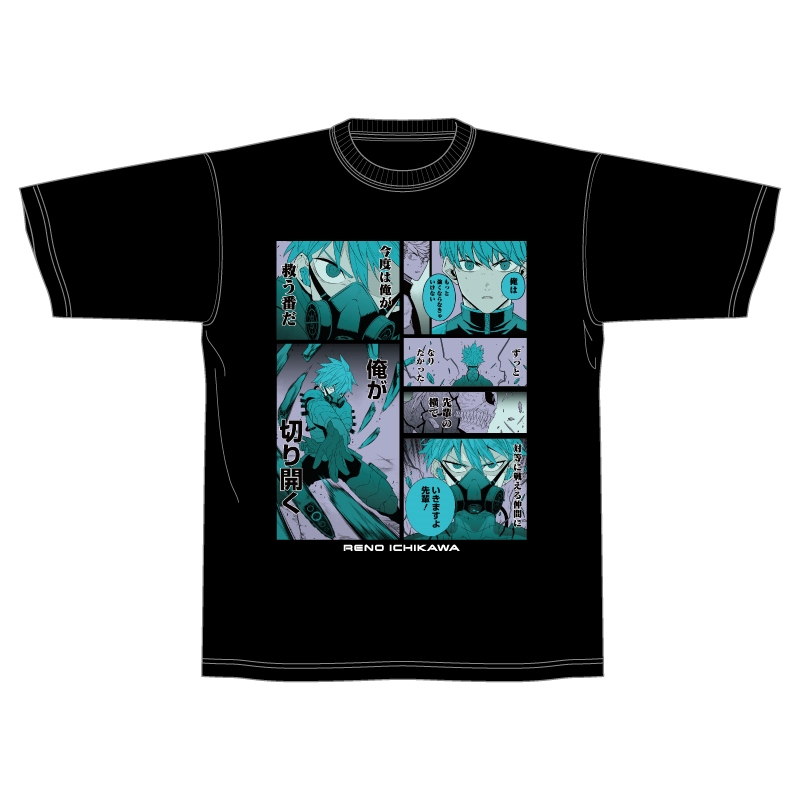 『怪獣8号』ビッグシルエットTシャツ “HEROES” 市川レノ BF2