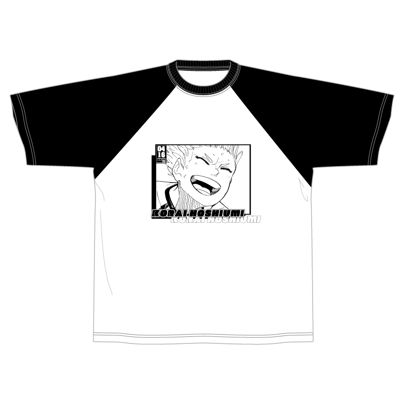 『ハイキュー!!』ラグランTシャツ “HEROES” 星海光来 BF2