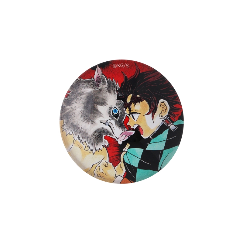 『鬼滅の刃』ガラスマグネット　竈門炭治郎＆嘴平伊之助（ジャンプコミックス４巻カバーイラスト）　ＢＦ２